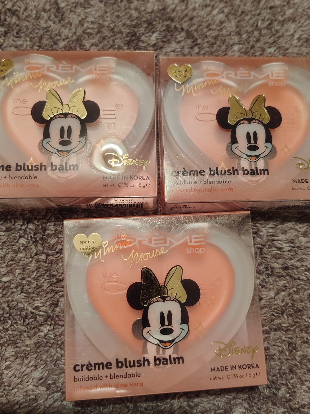 Disney Minnie Mouse Cream Blush Balm - Peach Pink